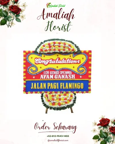 Bunga Papan Congratulation di Sidangkal